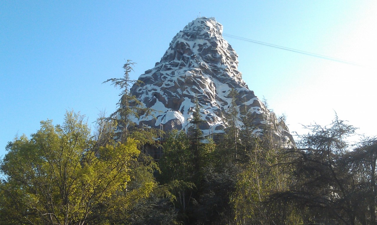 A check on the Matterhorn. More scaffolding is removed.