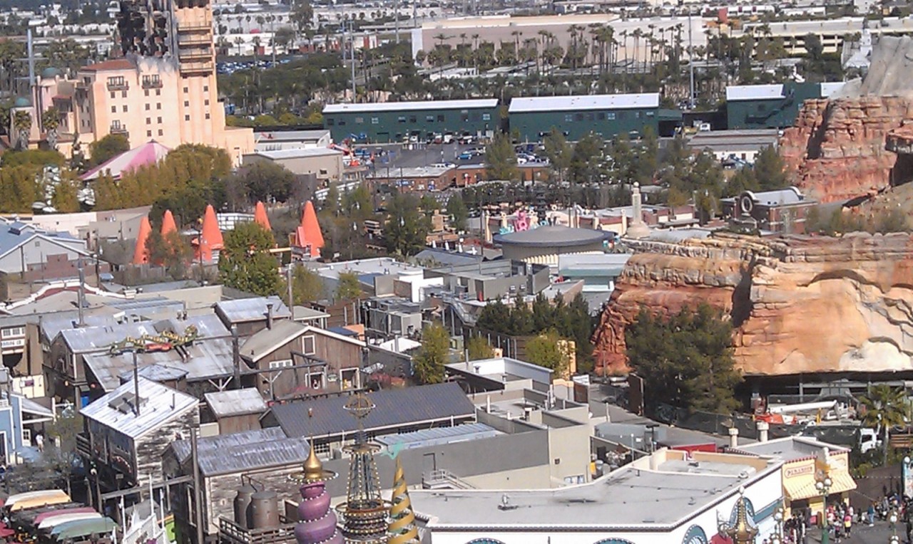 Another picture of Cars Land.