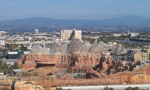 Cars Land from the Fun Wheel