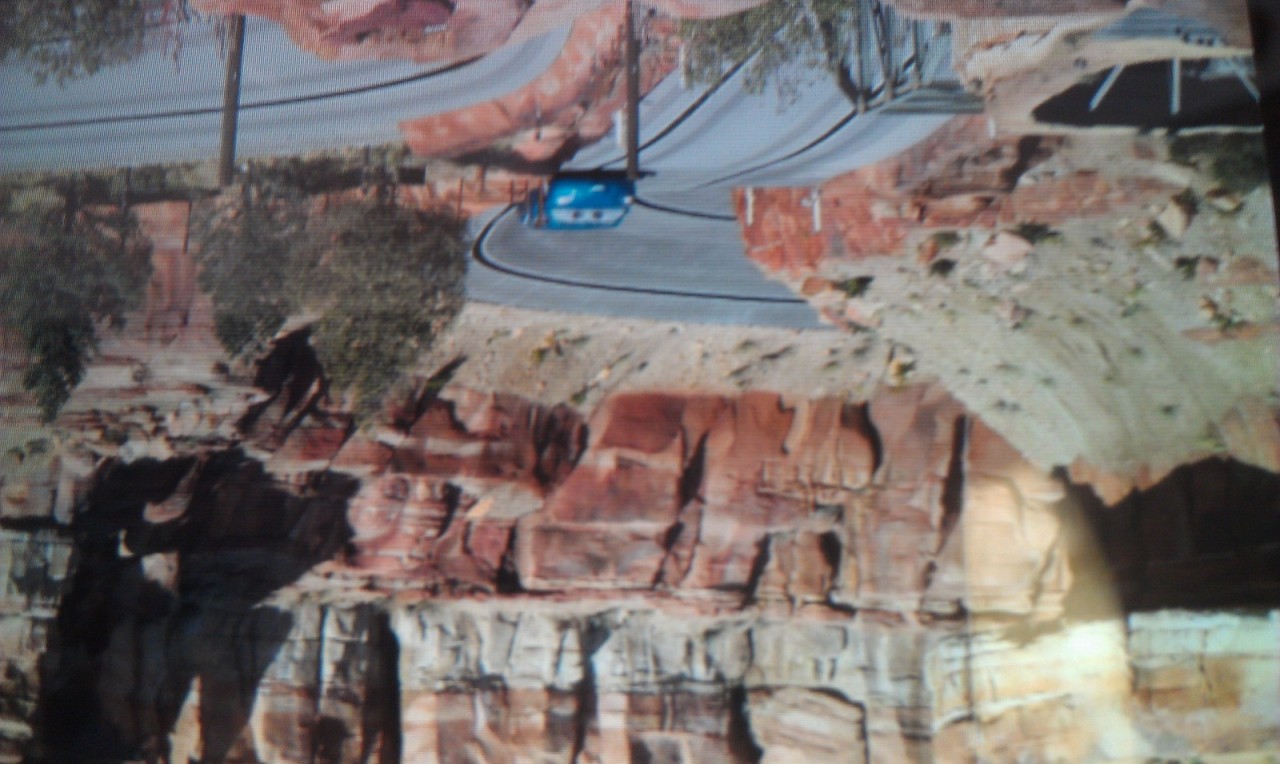 Radiator Springs Racers were cycling this afternoon.