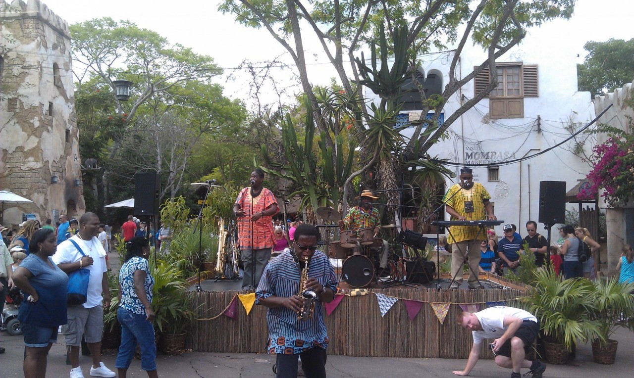 Burudika performing in Africa