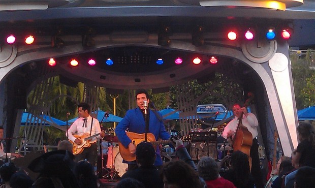 Elvis, Scot Bruce, at the Tomorrowland Terrace this weekend.