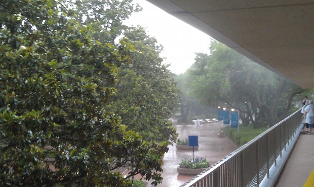 Good old afternoon thunderstorm.  Almost made it to EPCOT...