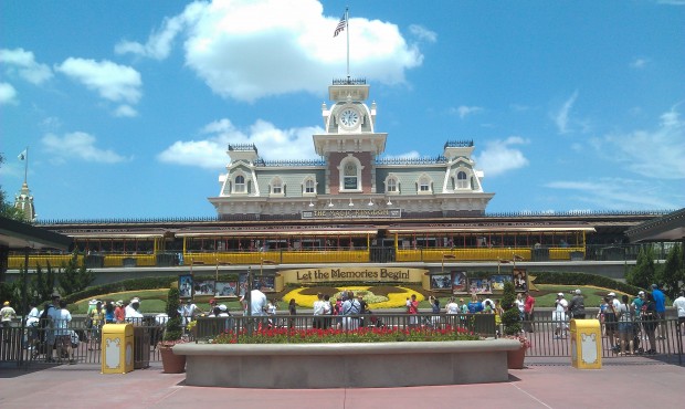 One last look back at the Magic Kingdom before heading out.