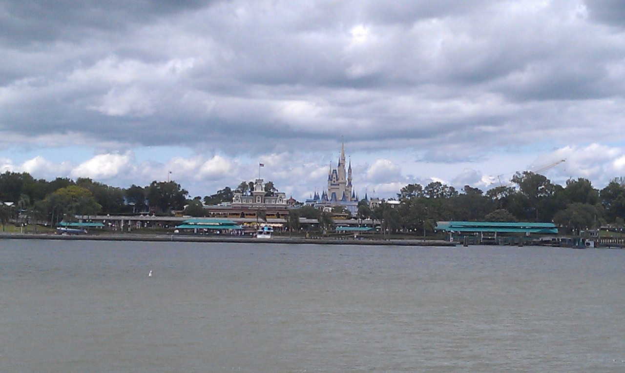 One of my favorite views. Approaching the Magic Kingdom by ferry.