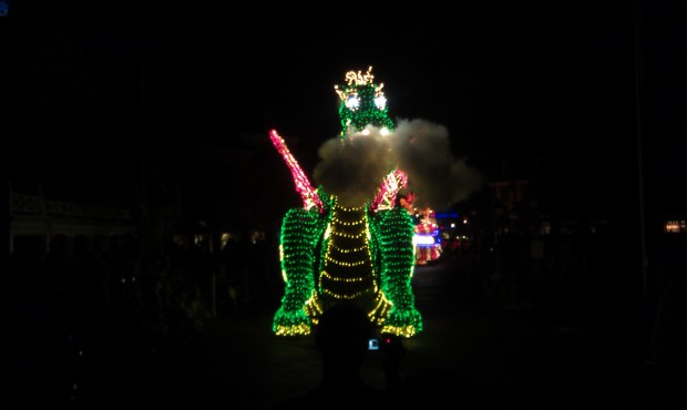 The Main Street Electrical parade wrapping up in Liberty Square