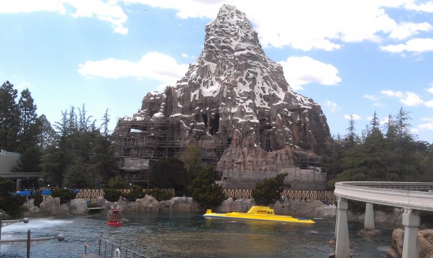The Matterhorn has most of the scaffolding down now.