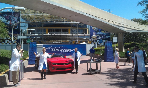 The Test Track All Stars performing.