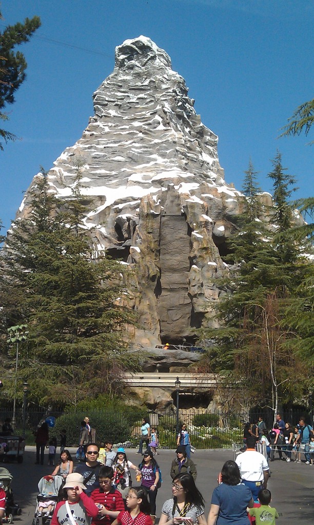 The scaffolding is all removed from this side of the Matterhorn.