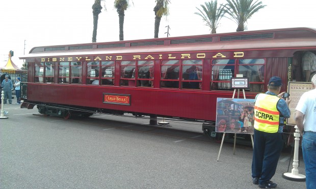 The Lilly Belle is at the Fullerton rail days and open to walk through.