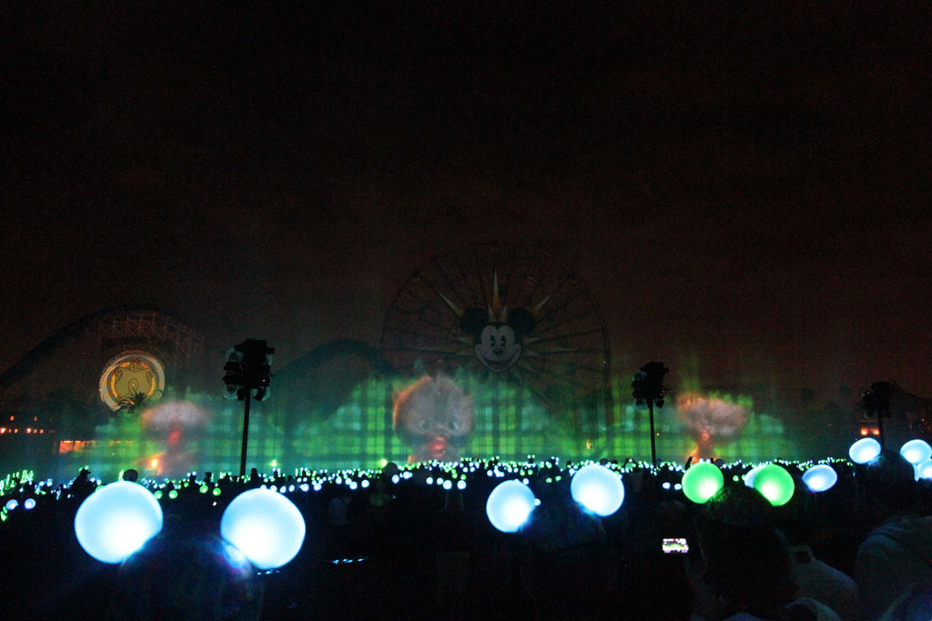A picture of the Brave segment in World of Color