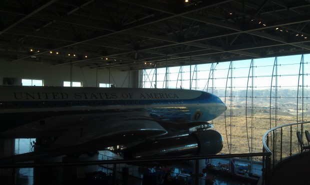 A quick look around the library.  Air Force One