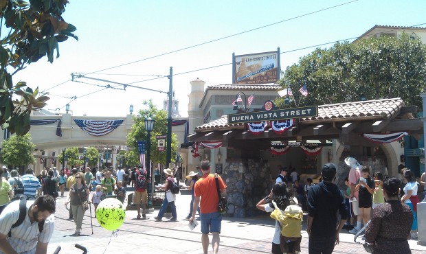 #BuenaVistaStreet is decked out for the 4th of July
