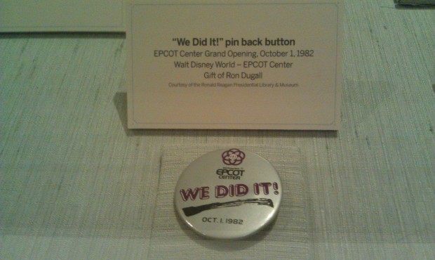 EPCOT We Did It button