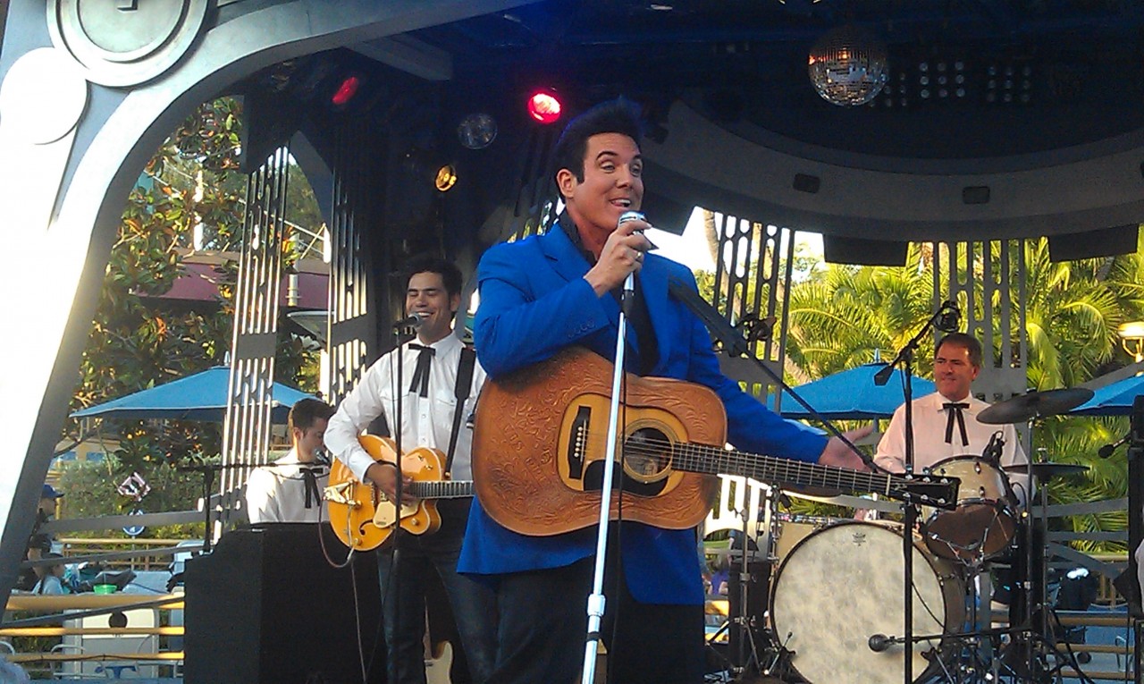 Elvis Scot Bruce is at the Tomorrowland Terrace this weekend.
