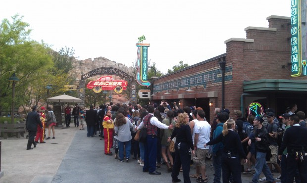 First guests head to Radiator Springs Racers