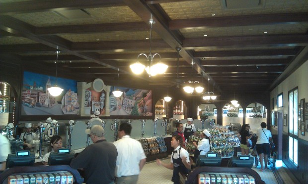 Ghirardelli is open today.  Grand opening is next Thursday.