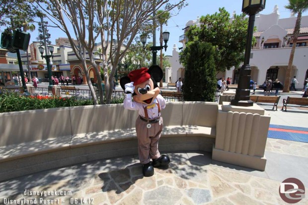 Mickey on Buena Vista Street