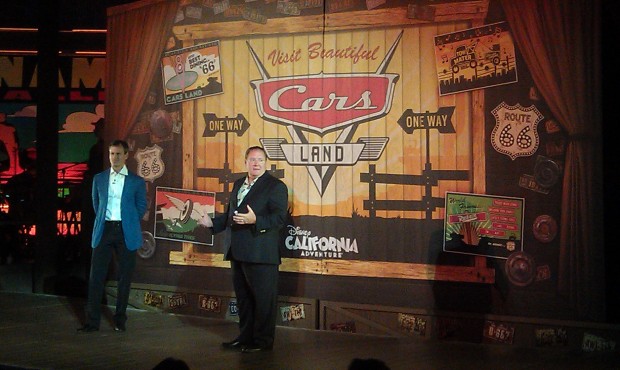 John Lasseter takes the stage