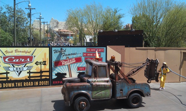 Mater in the Pixar Play Parade.