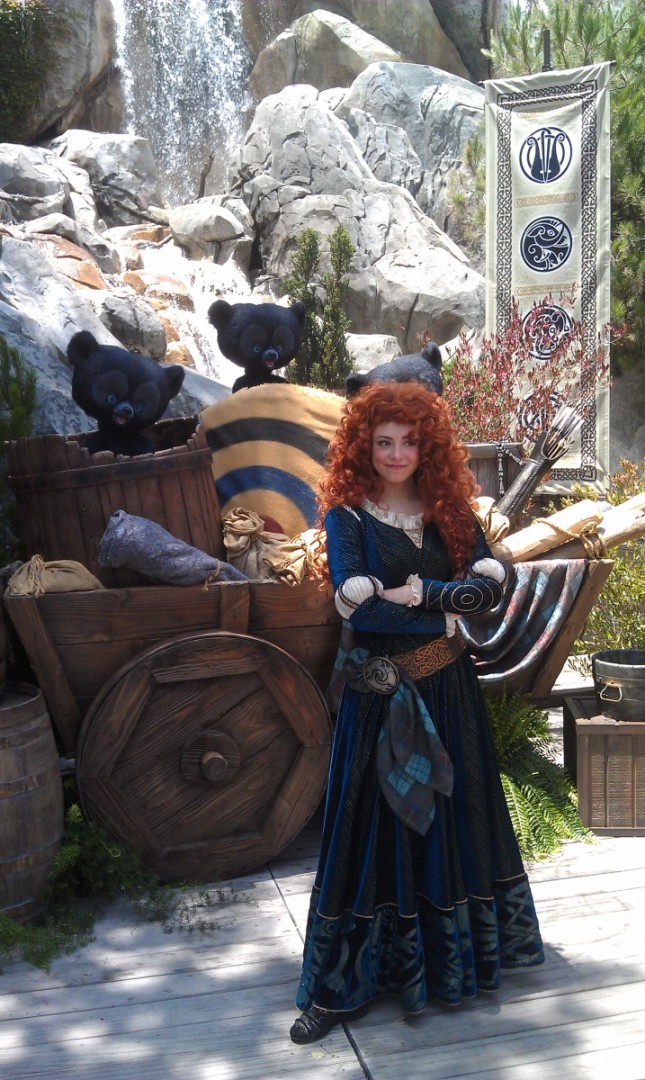 Merida is in DCA today for the media