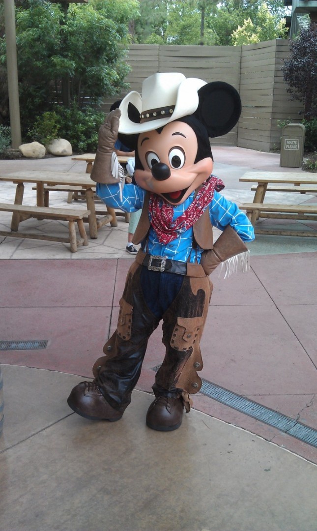 Mickey was out roaming the Jamboree too.