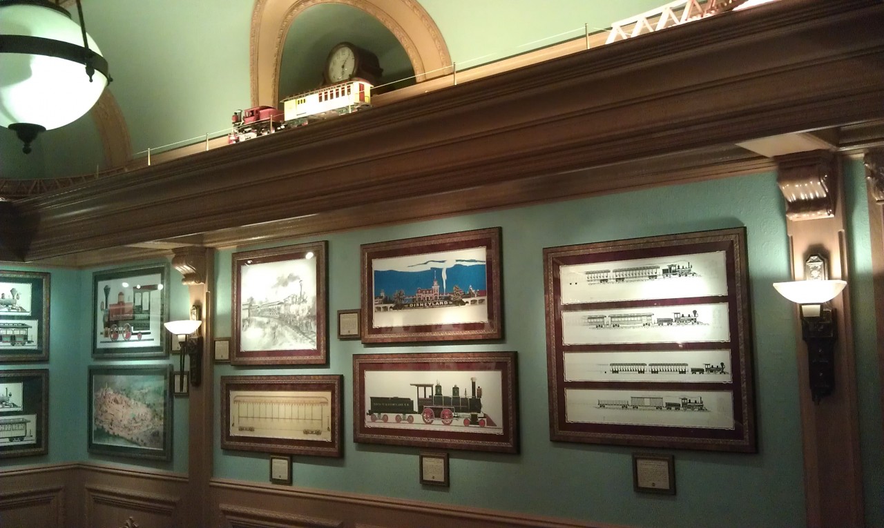 Only a few more weeks to catch the train exhibit in the Disney Gallery. Next up castles.