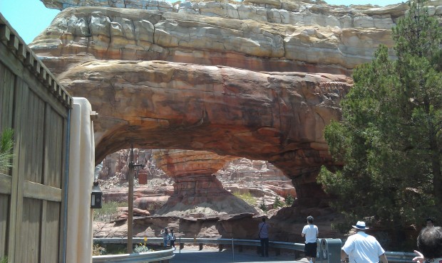Stepping into #CarsLand for the first time.