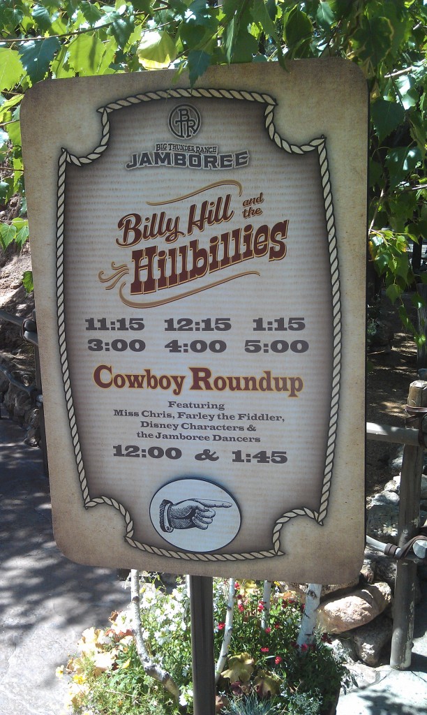 The Billies are now at the Big Thunder Ranch Jamboree.  Here is their schedule.