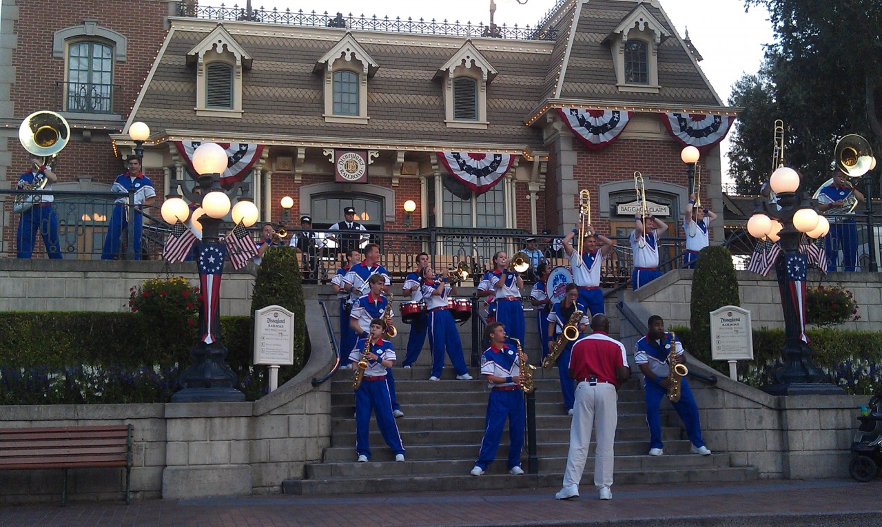 All Anerican College Band starting their last set of the evening.