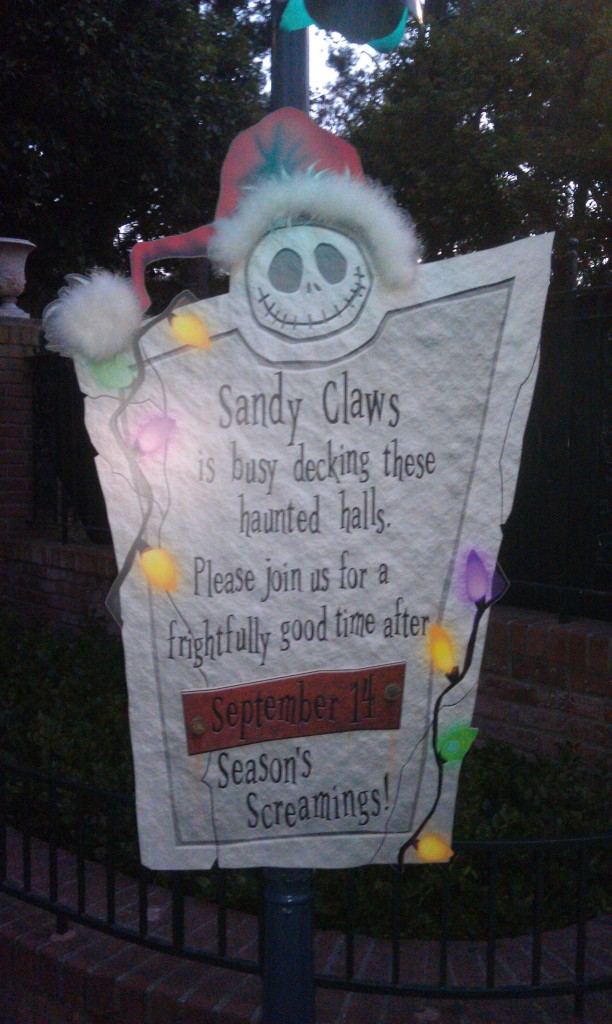 Haunted Mansion reopens Sept 14th for the Holiday season