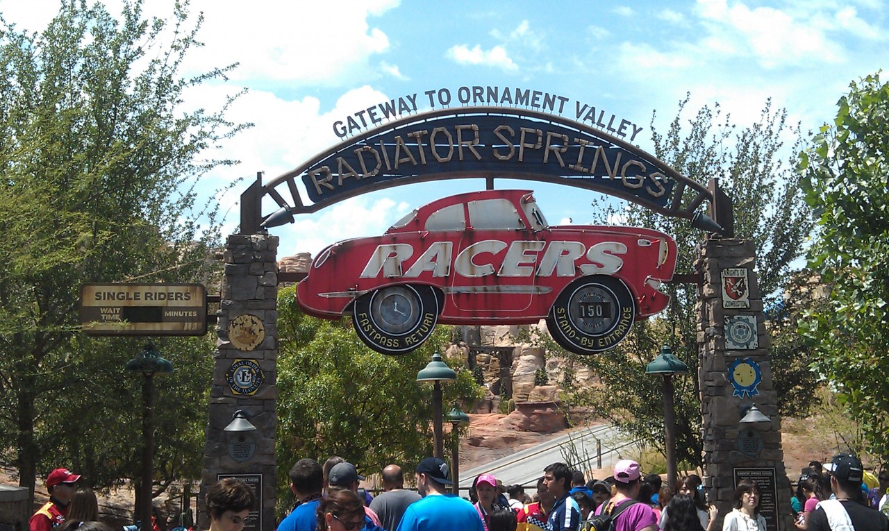 Radiator Springs Racers are currently 150 min in CarsLand