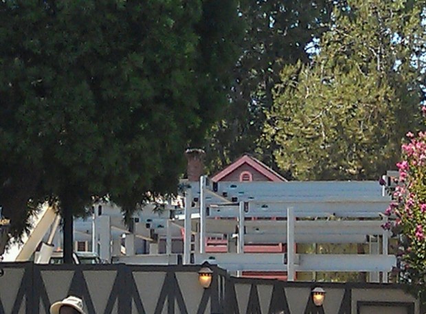 The structure for the new Princess Faire is starting to take shape.