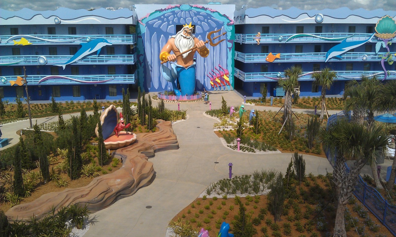 Another of the Little Mermaid area.