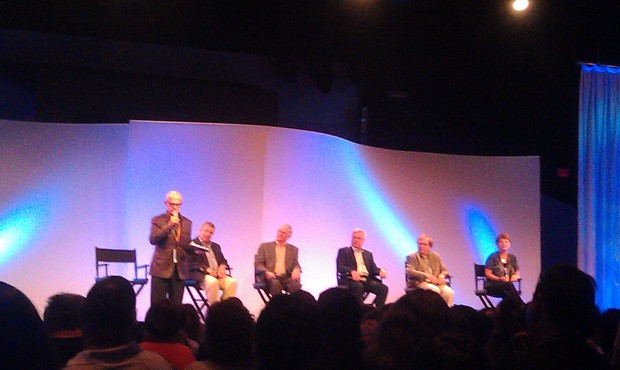 Ron Logan leading a panel on entertainment titled We've Just Begun to Dream at #d23epcot30