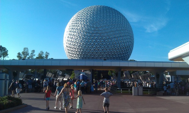 Arriving at the park for #EPCOT30