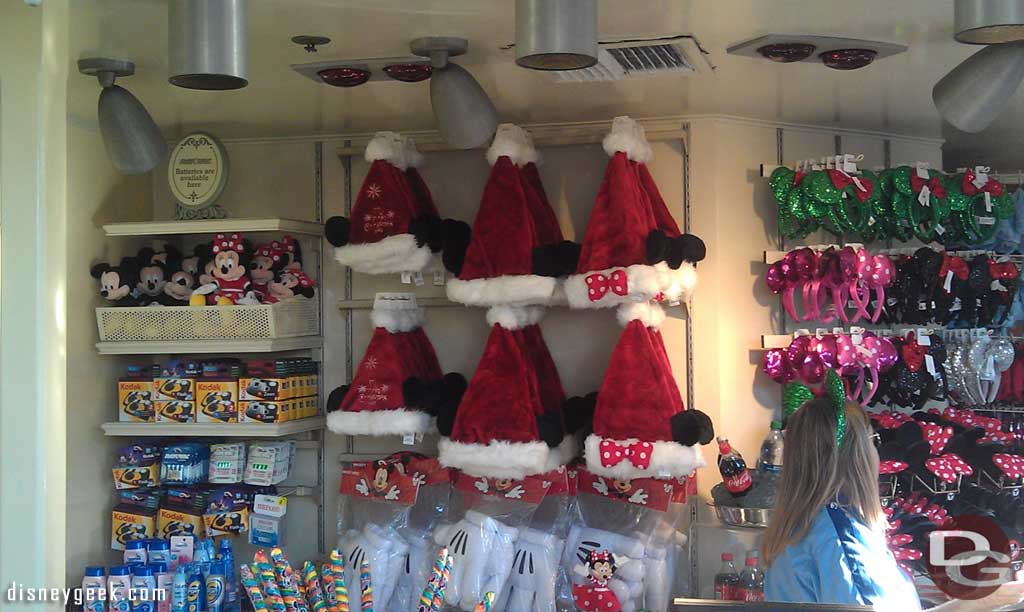 Christmas merchandise is starting to show up already.