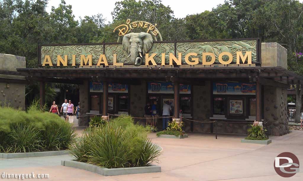 First park today. Animal Kingdom