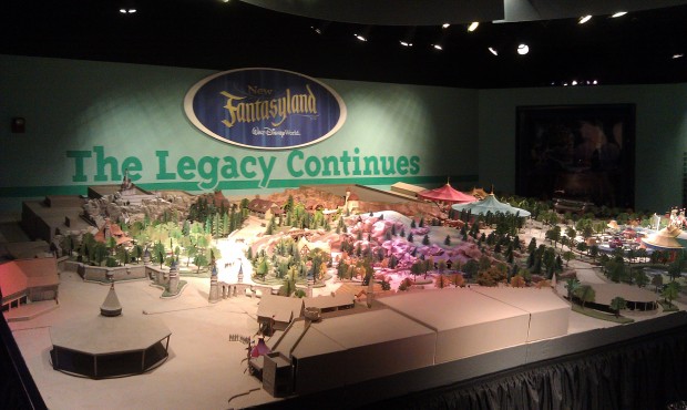 Fun to see the Fantasyland model again, it is on display in One Mans Dream