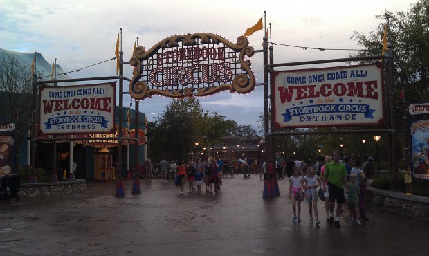 Heading into Storybook Circus