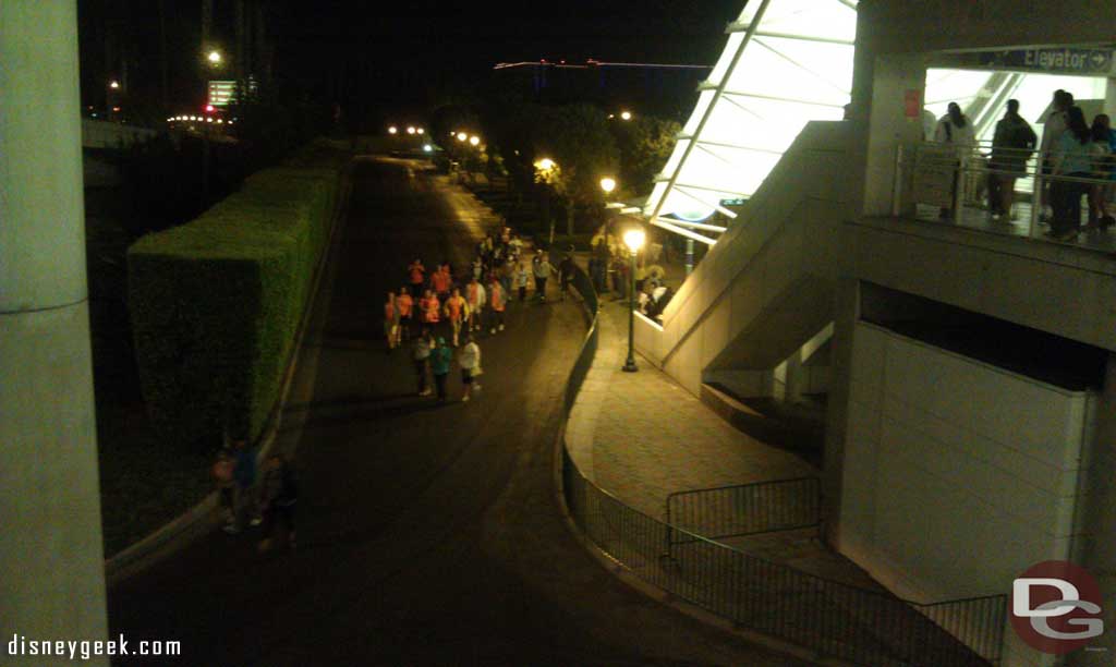 Just arrived at the Disneyland Resort for the CHOC Walk. A little prewalk for everyone no trams this early.
