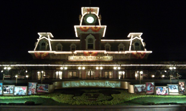 Main Street train station as I was exiting the park.