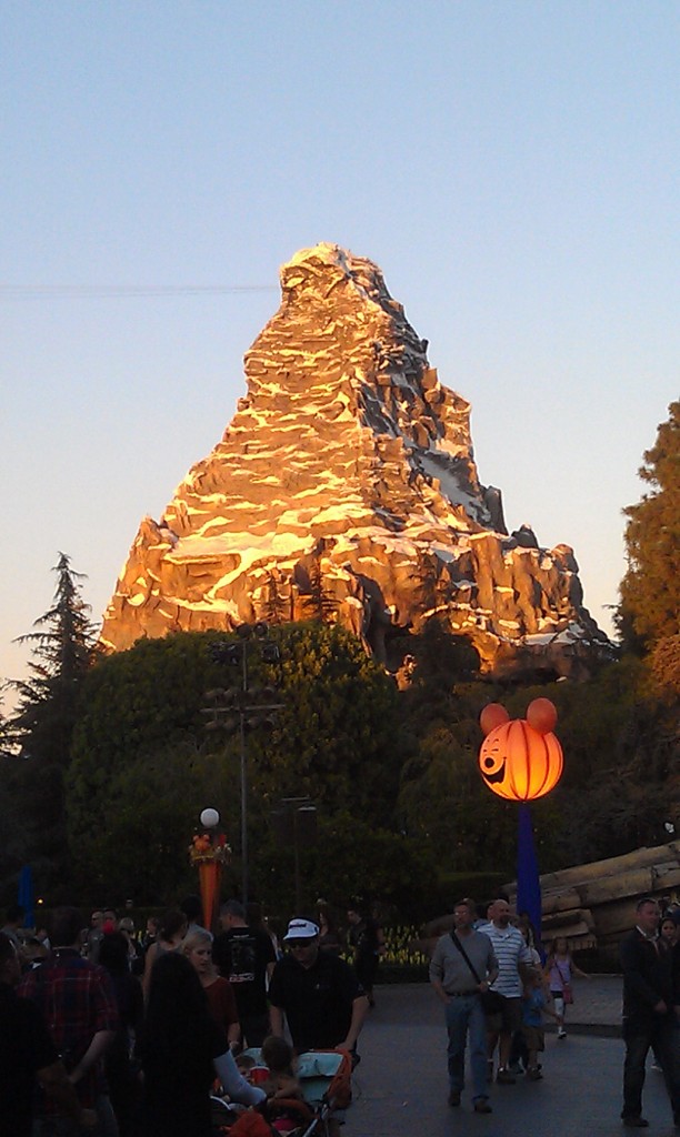 The Matterhorn as the sun is setting.