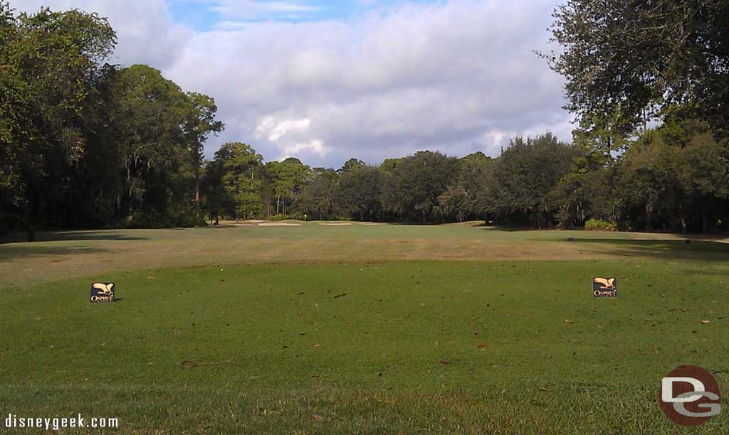 a look down the 12th fairway