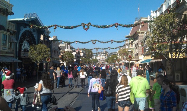 A look at Main Street USA this afternoon @ #Disneyland