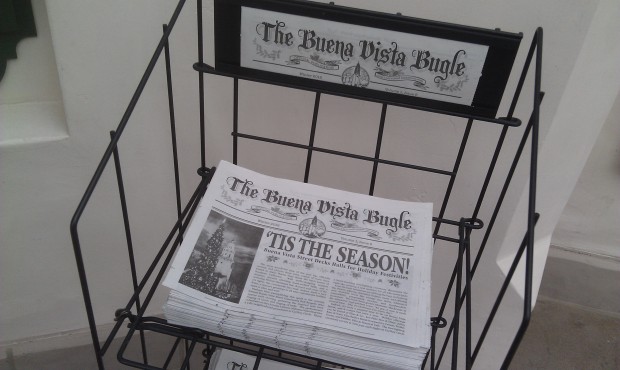 Holiday editions of the Buena Vista Bugle have hit news stands on #BuenaVistaStreet