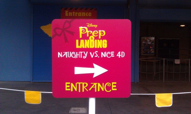 Prep & Landing Naughty vs Nice 4D is now playing in the Muppet theater.