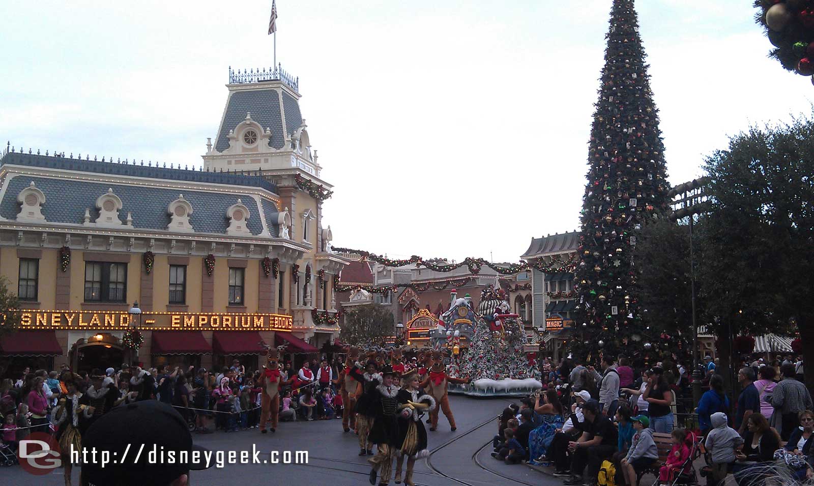 Santa in A Christmas Fantasy Parade