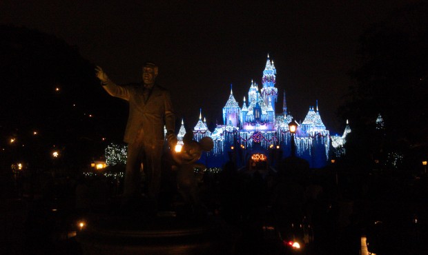 Sleeping Beauty Castle this evening