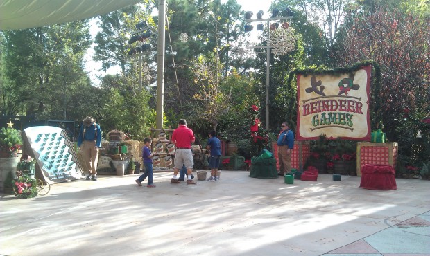The Reindeer games are quiet this afternoon at the Jingle Jangle Jamboree